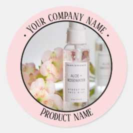 Adesivo de promoção de produto de foto