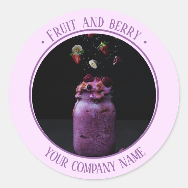 Adesivo de promoção de produto de foto (Frente)