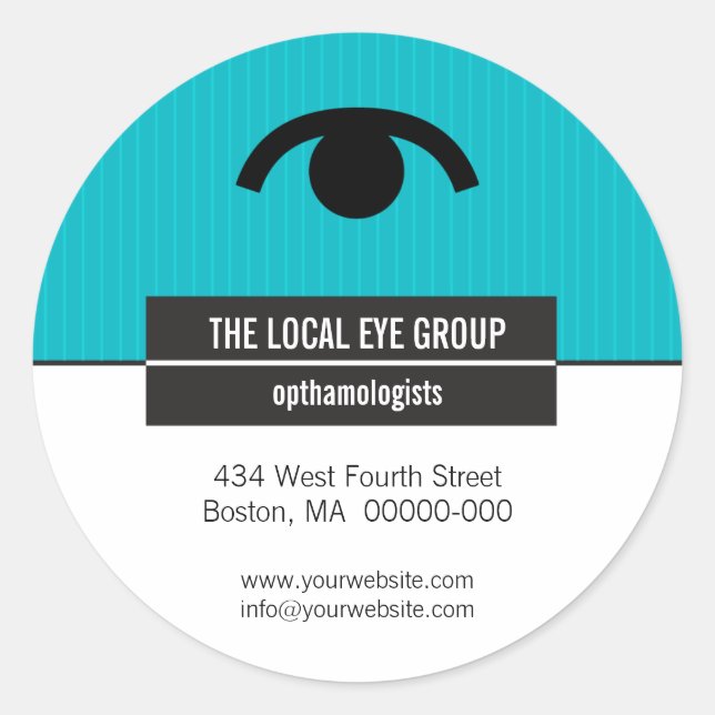 Adesivo de Promocional óptico iconográfico (Frente)