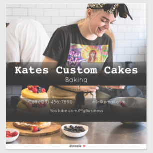 Adesivo de propaganda de veículos de negócios do C