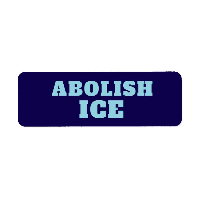 Adesivo de Protesto Abolição ICE  (Frente)