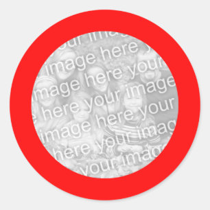 Adesivo de quadro vermelho