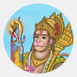 Adesivo de Ram e Hanuman