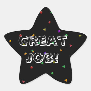 Adesivo de Recompensa de Trabalho do excelente