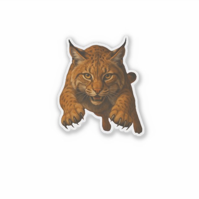 Adesivo de Recorte de Bobcat (Frente)