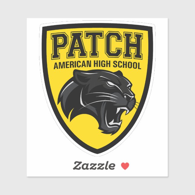 Adesivo de Remendo da American High School (Folha)