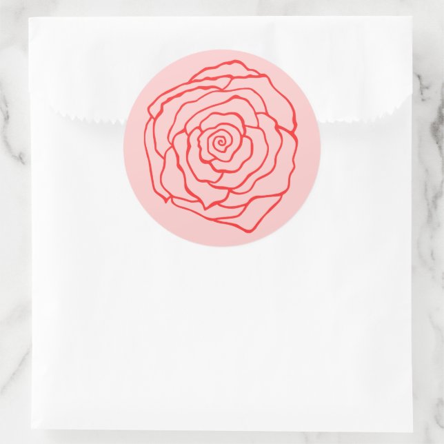 Adesivo de Rosa (Bolsa)