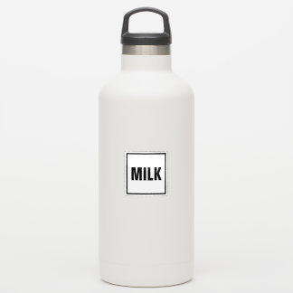 Adesivo de rótulo “LEITE” – design Minimalista