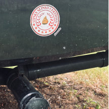 Adesivo de RV Certificado Tanque Preto Fedorento S