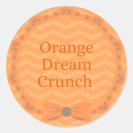 Adesivo de Sabor 'Laranja Sonho Crocante'
