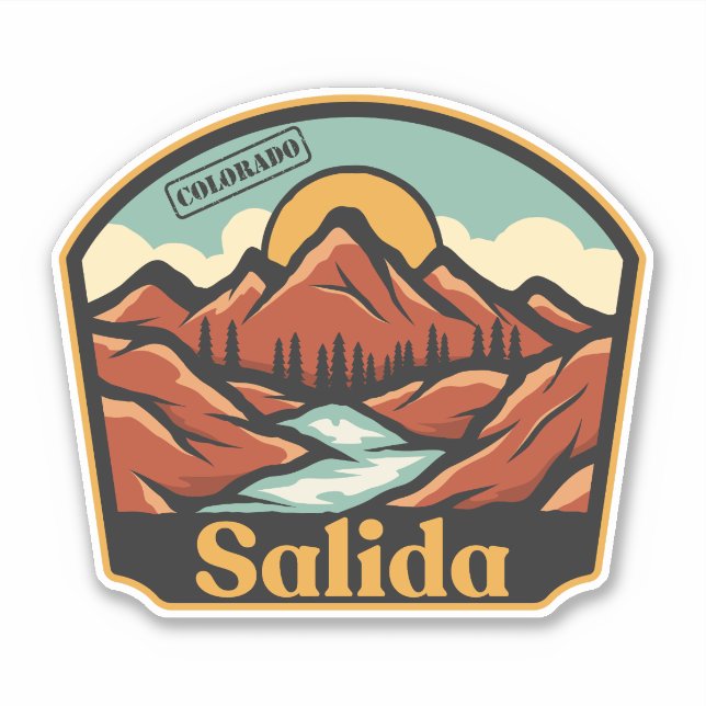 Adesivo de Salida, Colorado (Frente)