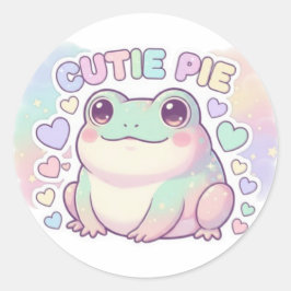 Adesivo de Sapo Cutie Pie Fofa Faísca Kawaii Ae