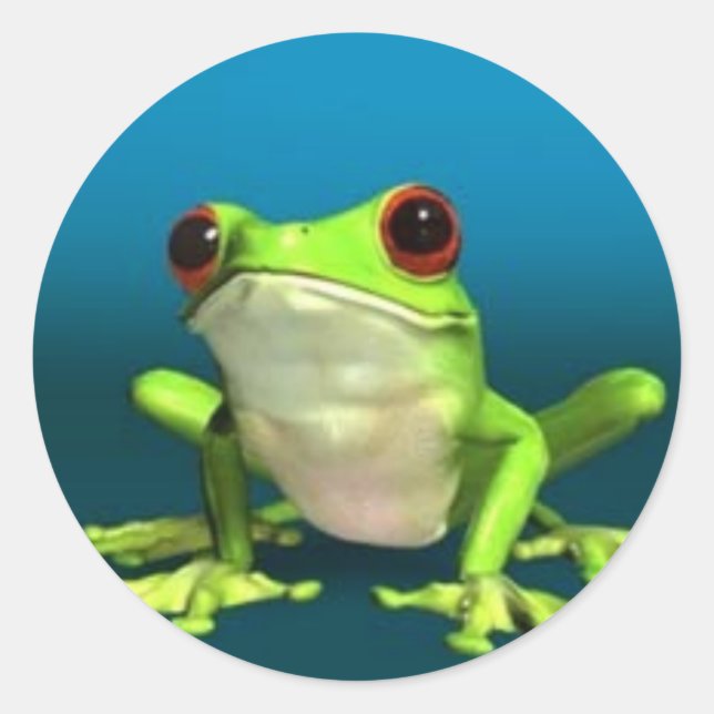 adesivo de sapos de árvore (Frente)