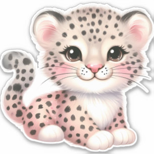 Adesivo de Scrapbooking Leopard Custom Cut