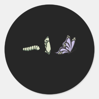 Adesivo Dê-Se O Tempo Que Monarca A Lagarta A Butterfl