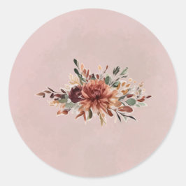 Adesivo de Selagem de Envelope Floral de Outono Ma