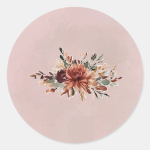 Adesivo de Selagem de Envelope Floral de Outono Ma