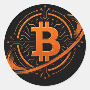 Adesivo de Selante de Circuito Orbital Bitcoin