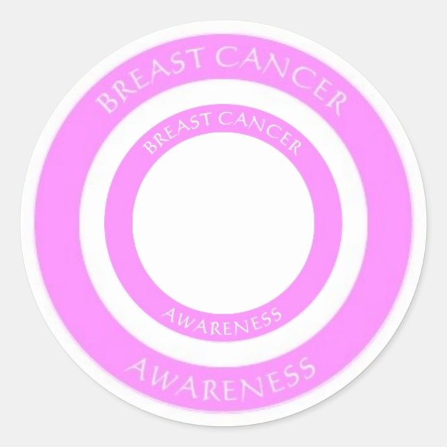 Adesivo de Sensibilização para o Cancer da Mama II (Frente)