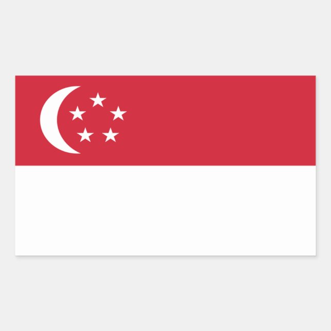 Adesivo de Sinalizador de Singapura (Frente)