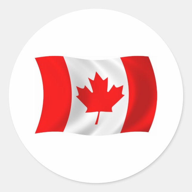 Adesivo de sinalizador do Canadá (Frente)
