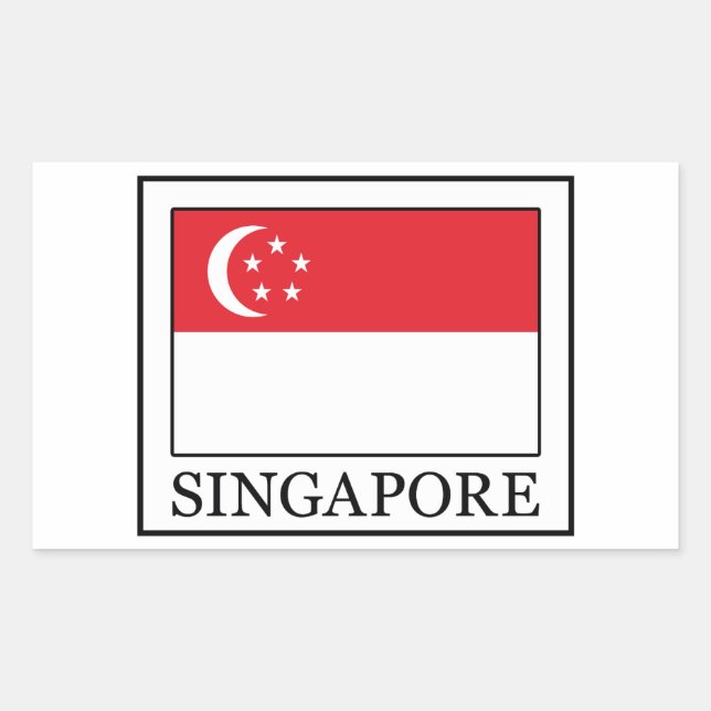 Adesivo de Singapura (Frente)