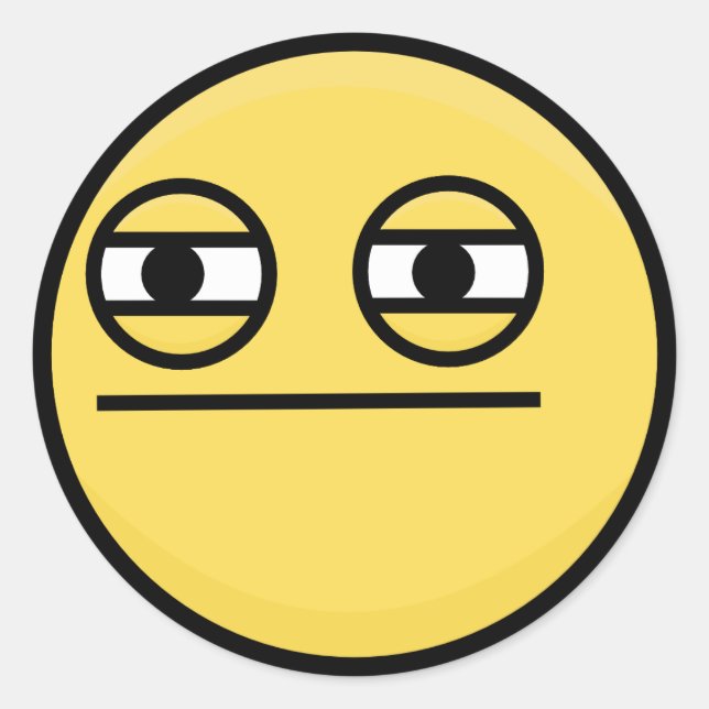 adesivo de squint não amusado (Frente)