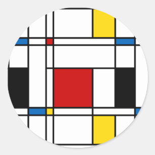 Adesivo De Stijl Pattern