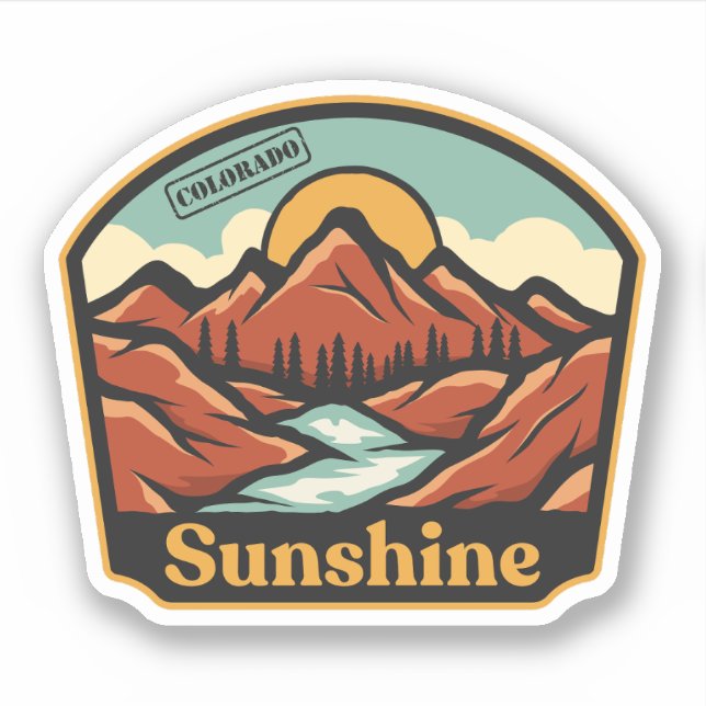 Adesivo de Sunshine, Colorado (Frente)