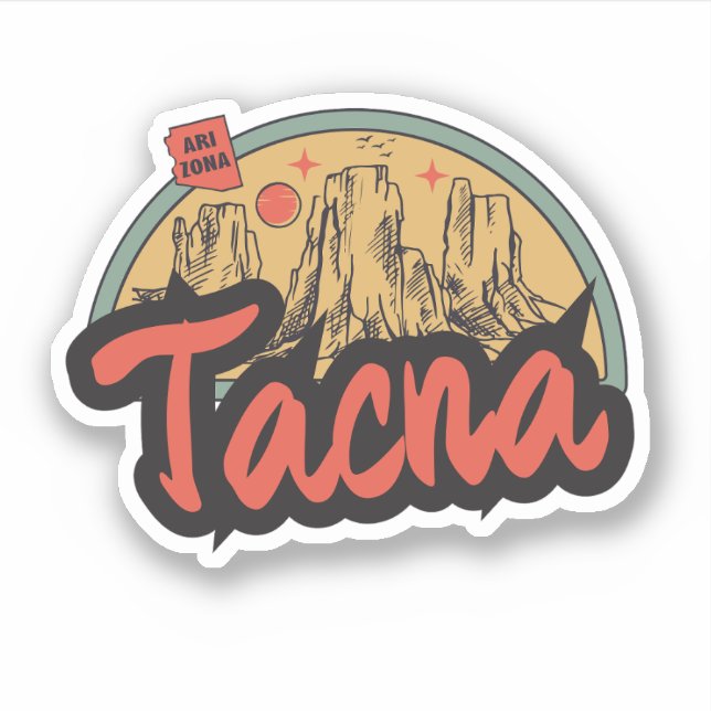 Adesivo de Tacna, Arizona (Frente)