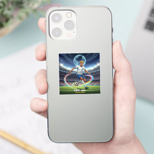 Adesivo de telefone de lenda do futebol