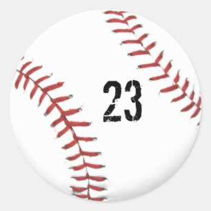 adesivo de tema de beisebol