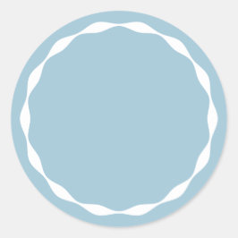 Adesivo de Tempero Personalizado Círculo Azul Empo