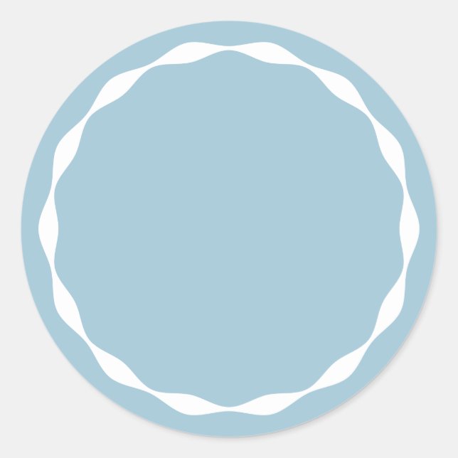 Adesivo de Tempero Personalizado Círculo Azul Empo (Frente)