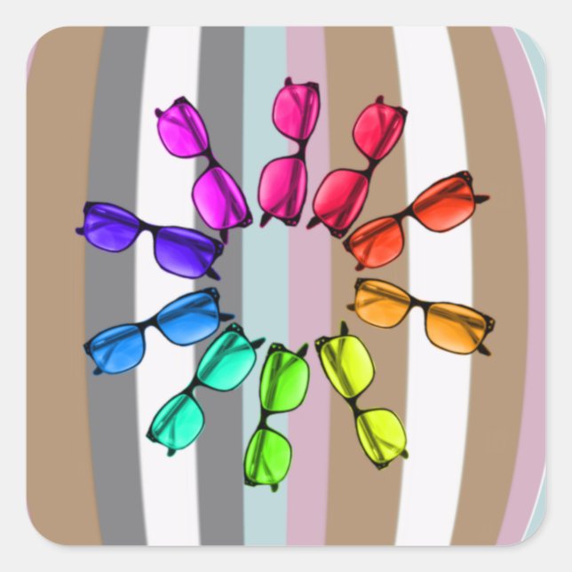 Adesivo de tiras e óculos oculares (Frente)