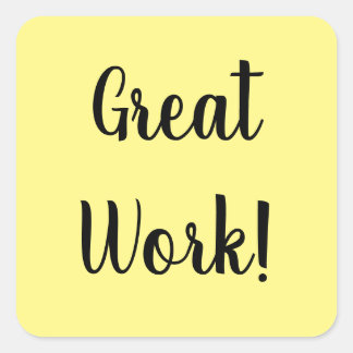 adesivo de trabalho do excelente