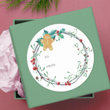 Adesivo de Troca de Biscoitos de Natal