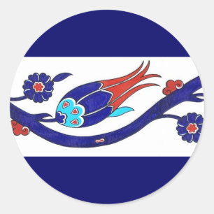 adesivo de tulipa turca