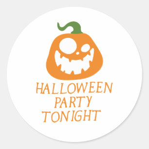 Adesivo Dê uma olhada assustadora neste Halloween