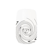 Abstrato Art Preto Linhas Brancas Gêmeo Minimalism