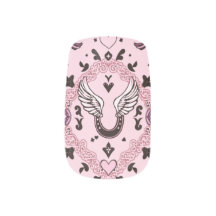 Ferradura de Cavalo Rosa Ocidental Sortuda