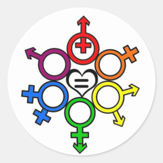 Adesivo de Unidade Igual de Amor