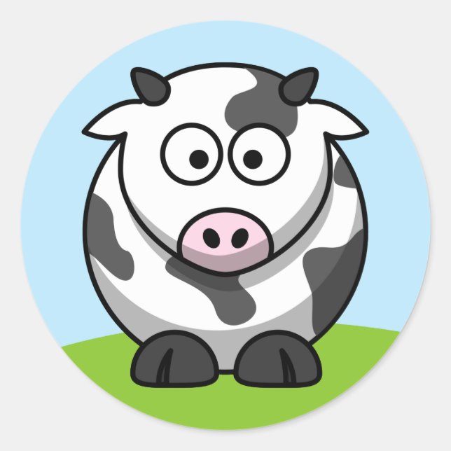 Adesivo de Vaca Fofa (Frente)