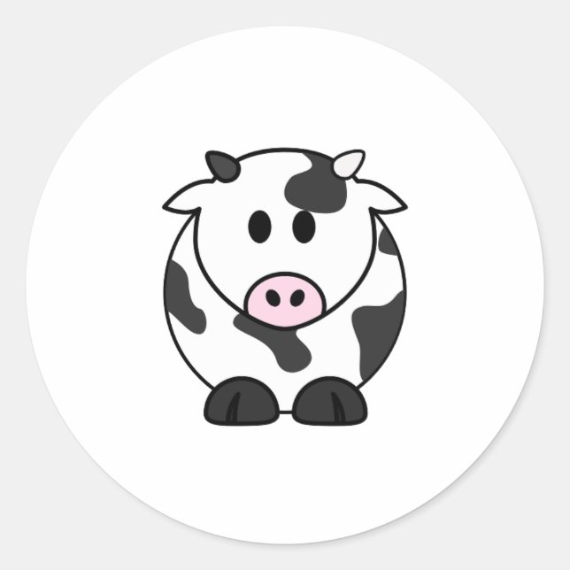 Adesivo de Vaca – Vinil Kawaii de Vaca (Frente)