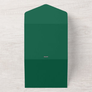 Adesivo de vestido de noiva verde esmeralda Waverl