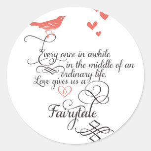 Adesivo De vez em quando, numa vida normal.