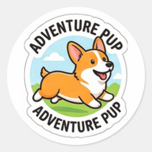 Adesivo de Vinil Amante de Aventura de Cachorro de