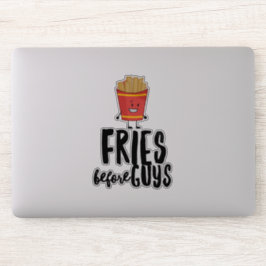 Adesivo de Vinil Citável Batatas Fritas Francesas 