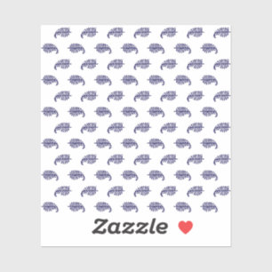 Adesivo de vinil com formato personalizado