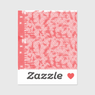 Adesivo de vinil com formato personalizado